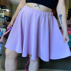 Lilac lavender light purple skater skirt